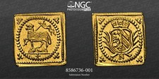 Germany - NÜRNBERG STADT 1/8 Dukat / Ducat Klippe (1700). Lammprägung NGC MS66