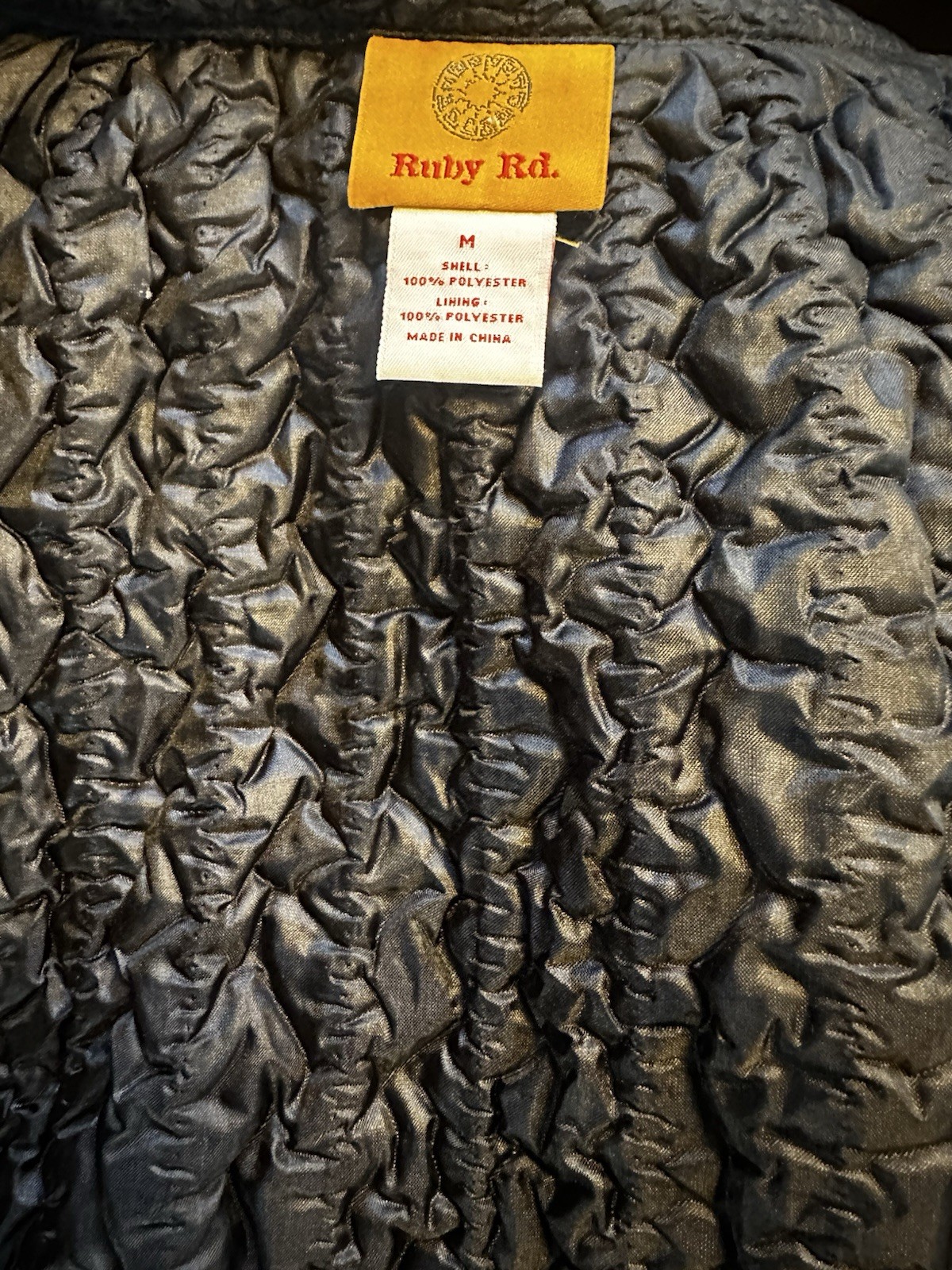 Ruby Road Zip Up Light Jacket Abstract Pattern - image 4