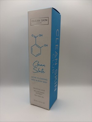 Clean Skin Club Clean Slate Acne-Clearing Face Body Mist 3.4oz.