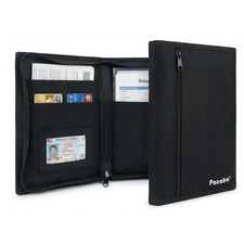 Car Registration and Insurance Card Holder, Glove Box 6.8 x 9.4 inches, black