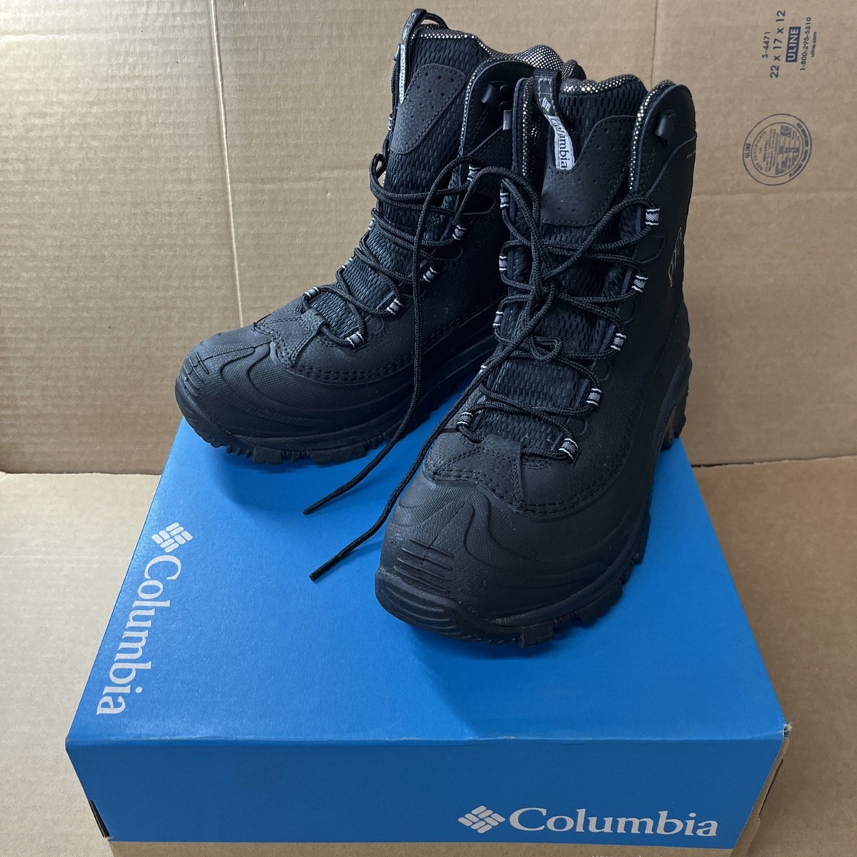 Columbia Waterproof Hiking Boots Mens 9 Black Insulated Columbia Men main image 3
