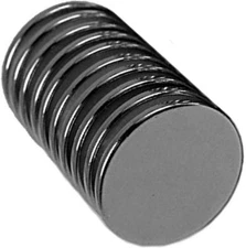 10 Neodymium Magnets 3/4 x 1/16 inch Disc N48