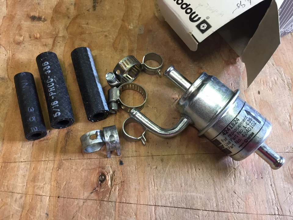 Dodge Charger Omni Nos Mopar 1985-87 kit de filtro de combustible 2,2 L 2,6 L 4 cilindros 4240102 Foto 2 de 2