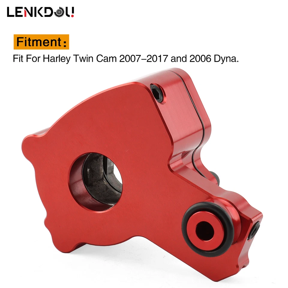 Red High Volume Oil Pump For Harley Twin Cam Softail Touring Glide Dyna 07-17 - Image 2 of 4