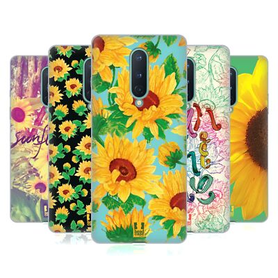 HEAD CASE DESIGNS SUNFLOWER SOFT GEL CASE FOR GOOGLE ONEPLUS PHONES