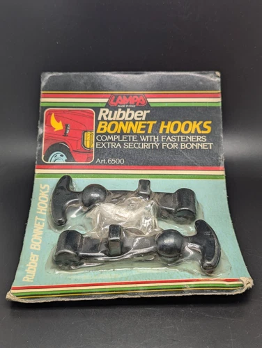 VINTAGE CAR FIAT 500 600 850 ETC. LAMP ART. 6500 KIT HOOK STOP BONNET LOCK