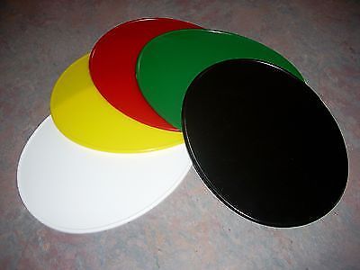 Oval Number Plate 9 x 11 Vintage CAFE RACER CLASSIC RETRO RACE TRACK RACING 