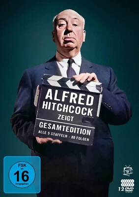 Gesamtedition  ALFRED HITCHCOCK ZEIGT Hour 80 Folgen KOMPLETTE SERIE 12 DVD BOX - Bild 1 von 2