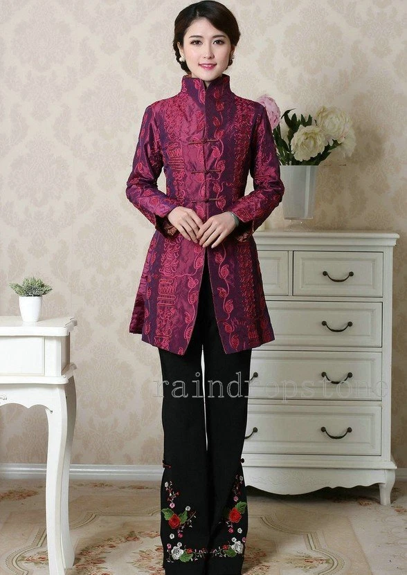 6 (ROKU) - dahl'ia ×6(ROKU)SATIN CHINA MOTIF JACKET Amazon