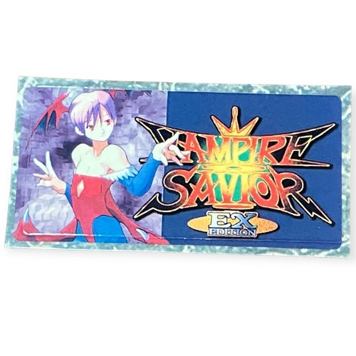 Capcom PlayStation 1 PS1 Darkstalkers III Vampire Savior EX Memory Card Sticker