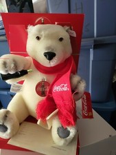 STEIFF COCA-COLA Polar Bear 1999, in original box and packaging box 00632/10000