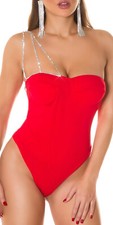 Sexy Body rosso con catenelle- Rosanerastore body sexy