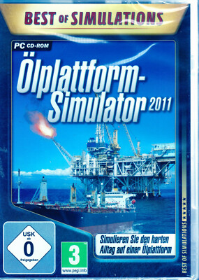 Ölplattform-Simulator 2011  PC CD-ROM FSK 0 Neu und eingeschweißt