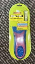 NEW PROFOOT Ultra Gel Women's Massaging Gel Energizing Insoles, Size 6-10, 1 pr