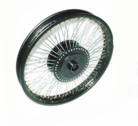 80 Ss Speichen Hinterrad Felge 19'' WM2 Stahl Schwarz FüR Royal Enfield Kugel