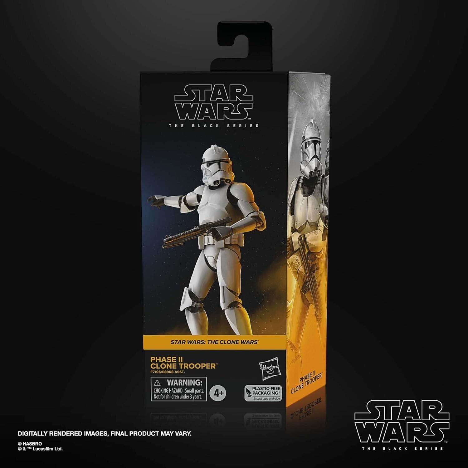 STAR WARS The Black Series Phase II Clone Trooper, The Clone Wars 6-Inch Action