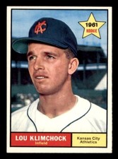 1961 Topps Baseball #462 Lou Klimchock NM/MT *e1
