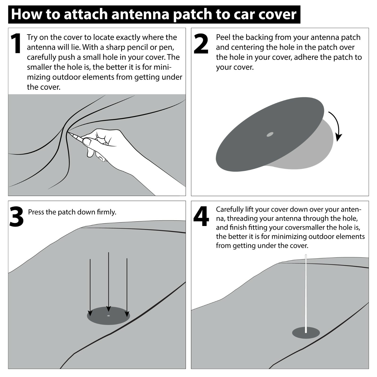 [CCT] Semi-Custom Fit Full Car Cover for Jeep Willys 1949-1955 SUV 2-Door