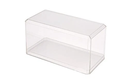 Crystal Clear Display Case 1:24 Scale Model Cars Bobbleheads Stackable Showcase - Image 4 of 4