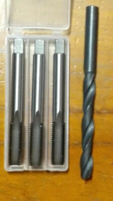 NFF UNC UNF UNEF UNS SAE 3x HSS RH threading hand Tap Set +tapping drill - Image 1 of 4