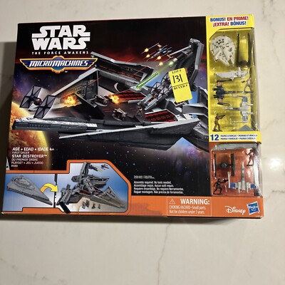 Star Wars The Force Awakens Micro Machines First Order Star Destroyer Playset