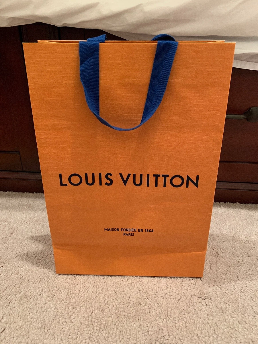 Genuine Louis Vuitton Paper Shopping Gift Bag 14x9.75x4.25