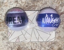 LOT OF 2 VICTORIA'S SECRET PINK BATH BOMBS DREAM/SOOTHING LAVENDER NAUGHTY/PLUM