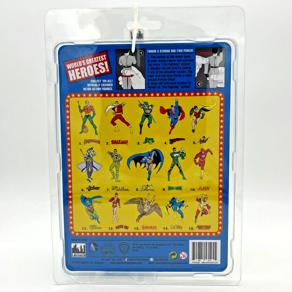 Figura de Acción Lucha Puño Retro Super Powers Serie 3 MARTIAN MANHUNTER 8" NUEVO Foto 2 de 2