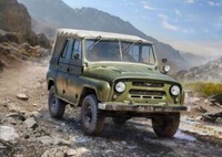 Uaz 469 Sowjetisches MilitäR GeläNdewagen 1:35 Plastik Modellbausatz Zvezda