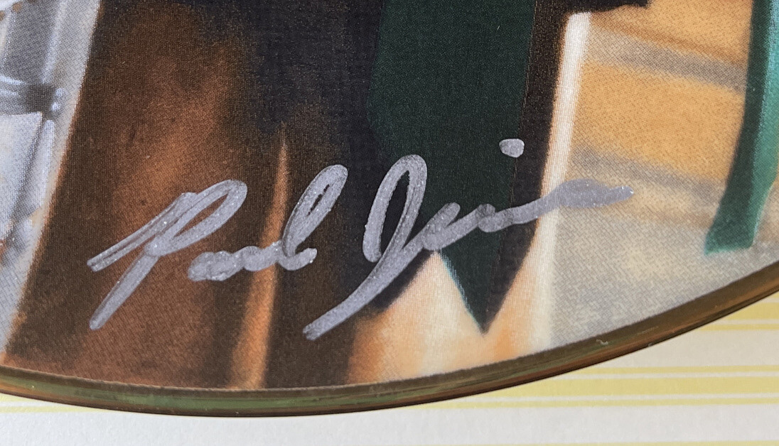 1991 SIGNED Paul Jennis “The Paris Hat” Gone w/ Wind W.J. George Plate (NO COA)