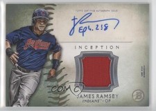 2015 Bowman Inception Auto Relics Green 74/99 James Ramsey #IAR-JRA Auto 0pm