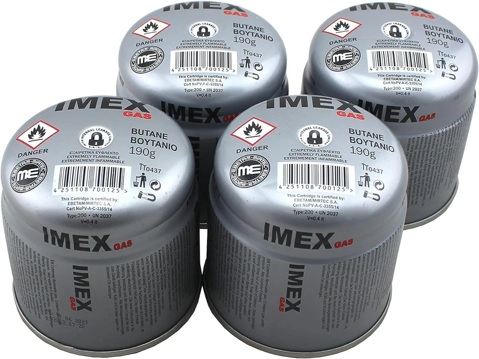 Imex Gaskartuschen Campinggas Gas 190g