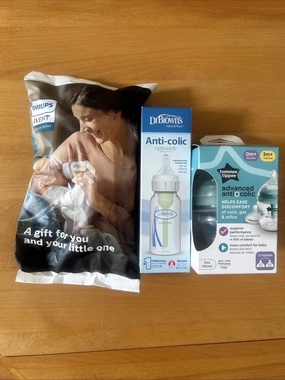 Three Pack Starter Set Infant Baby Bottle Avent Dr. Browns T Tippee
Opens in a new window or tab