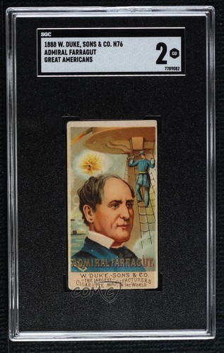 1888 N76 Duke #11 Admiral Farragut — SGC 2