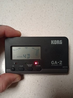 Korg GA-2 guitar Bass Tuner Tested & Working