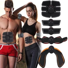 Fitness Belt, ABS Stimulator Abdominal Toner Equipment for Men Women Abdomen/...