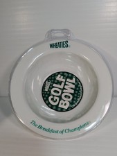 Wheaties Golf Bowl Golf Cereal Bowl Breakfast of Champions New In Package