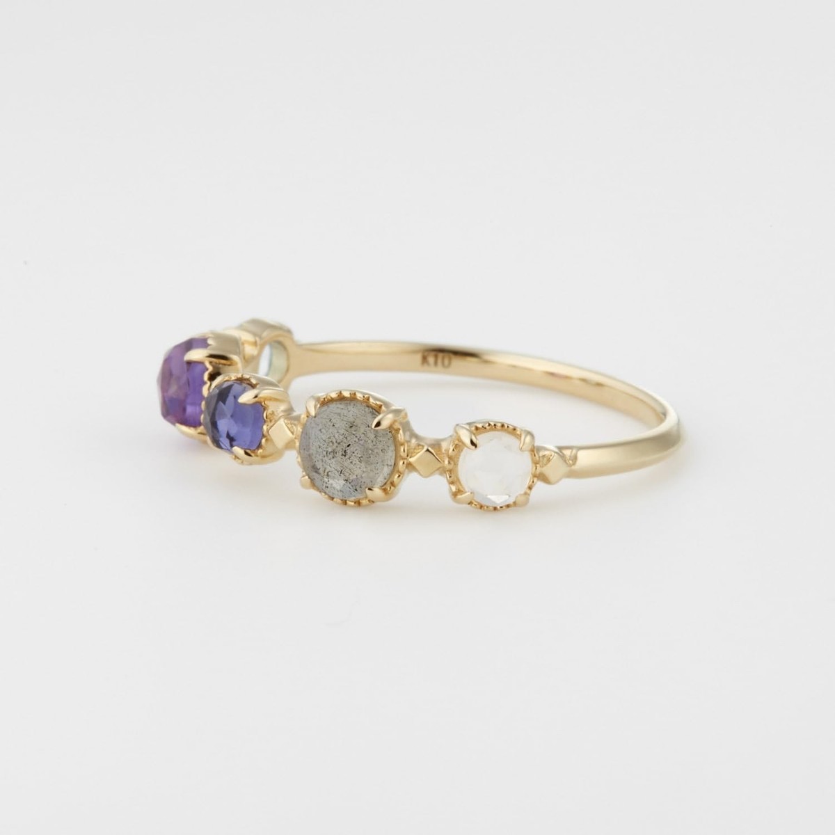 ☆美品☆ agate 18K リング サイズ6 Agate Stone Rounded 18K Gold Bonded Ring, Gift for Him, Red