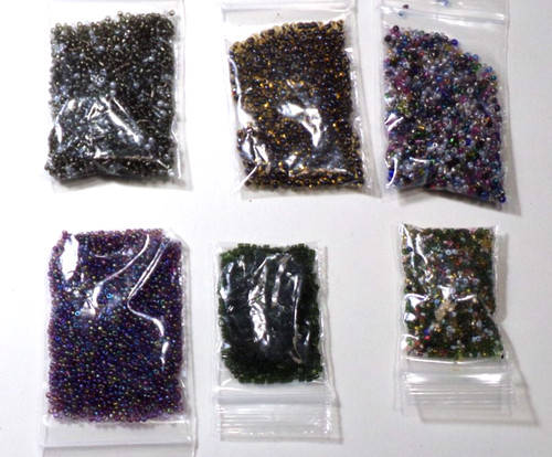 119.8 g  (4.2 OZ)   SIZE  8/0 Glass Seed Beads    Unused  AF22  bz8cr