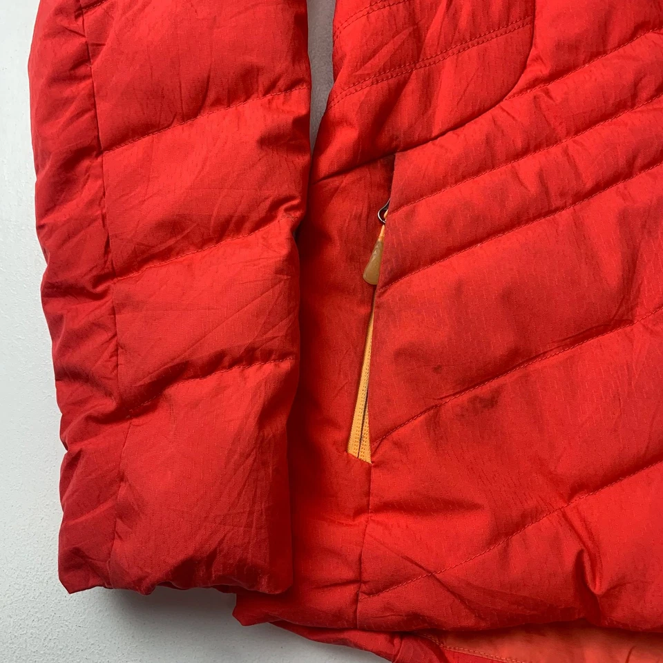 The North Face Women's Ski Jacket Quilted Hooded Red XS - Image 3 of 4