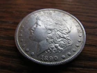 1890 - P  MORGAN SILVER DOLLAR - VERY NICE