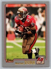 💎2001 Topps Football #123 Warrick Dunn - Tampa Bay Buccaneers💎