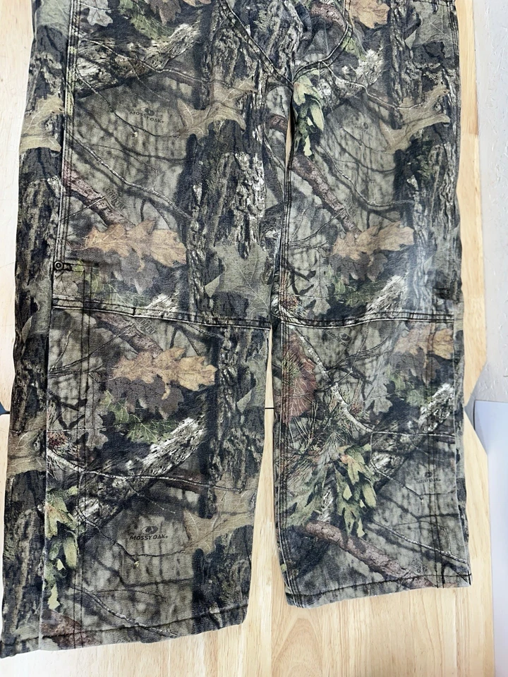 Carhartt Camo Overalls Bibs Double Knee Kids 14 Mossy Oak Break Up Country - Image 4 of 4