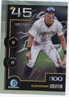 2025 Bowman Chrome Scouts Top 100 Prospects Rookie Konnor Griffin #45 Pirates