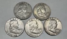 Lot # 1144 - Franklin Half Dollar - 90% Silver - 2.50 Face - Unknown Grade