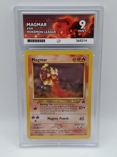 Pokémon WOTC Black Star Promo Magmar #44 Ace 9 Pokemon League