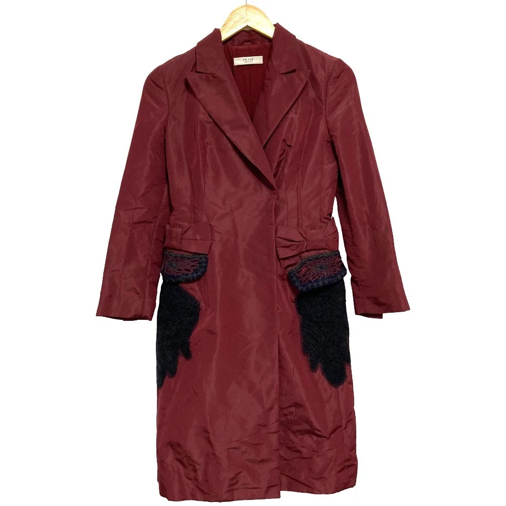 PRADA Coats, Jackets & Vests for Silk Outer Shell Women for sale