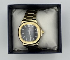 Montres Prestige Men's Watch - 42mm, Gold (MPW-0302) Blue Ombré Dial