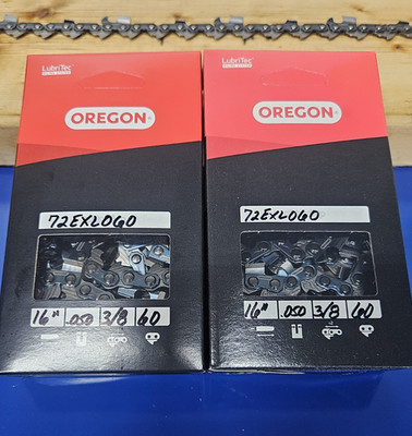 72EXL060G Oregon  3/8'' Pitch .050'' Gauge 60 Drive Links 16'' 2 PK