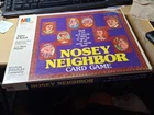 NOSEY NEIGHBOR CARD GAME Milton Bradley Complete VGC w/box Vintage 1981
